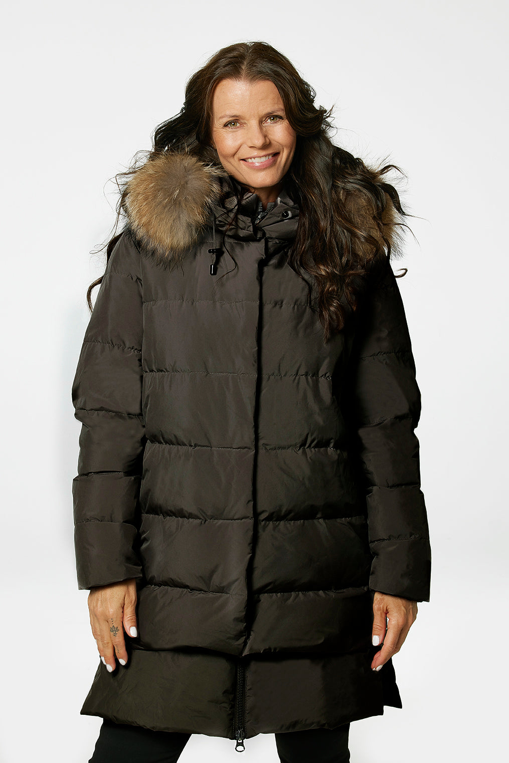 Windfield / Danwear Claudia With Real Fur Black Label Down 09 Black