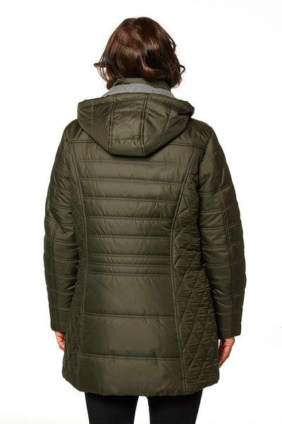 Windfield / Danwear Carly without Fur Recycled 14 Army